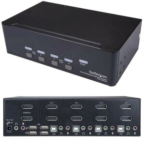 StarTech.com 4|[g fADisplayPort KVMXCb` 4K/60Hz DisplayPort 1.2 ΉPC/CPU/p\Rؑ֊ SV431DPDDUA2