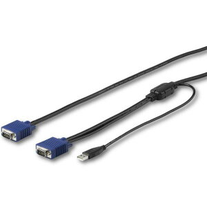 StarTech.com p\Rؑ֊pKVMP[u 3m bN}EgΉKVMR\[h[p VGA/USBڑCPUؑ֊P[u RKCONSUV10