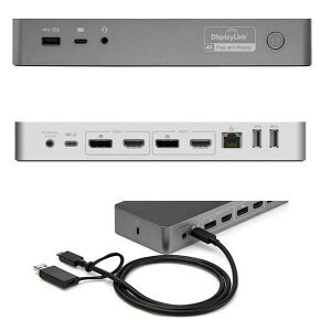 StarTech.com hbLOXe[V USB Type-C/USB 3.0Ή fA4KfBXvC(DP/HDMI)60W PD Mac/Windows/Chrome OS 4x USB 3.0|[g DK30C2DPPD