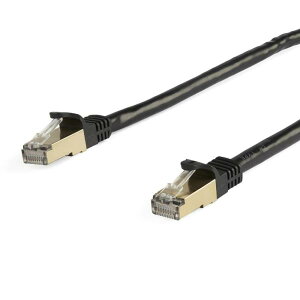 StarTech.com �J�e�S���[6a LAN�P�[�u�� 7m �u���b�N �c���܂�h�~RJ45�R�l�N�^ CAT6a�C�[�T�l�b�g�P�[�u�� 6ASPAT7MBK