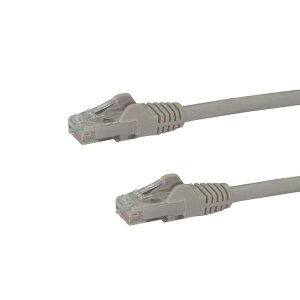 StarTech.com �J�e�S���[6 LAN�P�[�u�� 1.5m �c���܂�h�~RJ45�R�l�N�^ �O���[ CAT6�M�K�r�b�g�C�[�T�l�b�g�P�[�u�� 24AWG N6PATC150CMGR