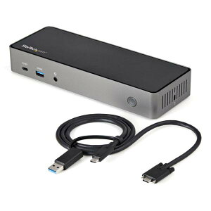 StarTech.com USB-C & USB-AΉhbLOXe[V/3ʃj^[Ή/85W USB PD/4K60HzΉHDMI & DiplayPortgvj^[ DK31C3HDPD