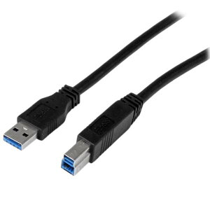 StarTech.com IF�F��SuperSpeed USB 3.0�P�[�u��(A-B)1m �I�X/�I�X USB3CAB1M