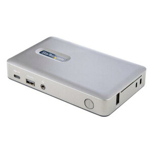 StarTech.com USB Type-C hbLOXe[V/DisplayPort 4K30Hz܂VGAΉ/65W USB PD/4|[g MKrbgLLAN DKM30CHDPD