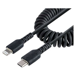 StarTech.com ϋvLightning-USB-CP[u 50cm RC(Lk)^/ubN/A~h@ە⋭/MFiF/iPhone[dP[u RUSB2CLT50CMBC