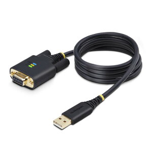 StarTech.com USB-RS232C�V���A���ϊ��P�[�u��/�N���X/USB 2.0�ڑ�/1m/1�|�[�g D-Sub 9 �s��/�I�X-���X/FTDI FT232R/COM�ԍ��ێ��@�\/�����\�˂� �i�b�g�t��/ESD�ی�/�e��OS�Ή�/�k�����f�� �V���A���R���o�[
