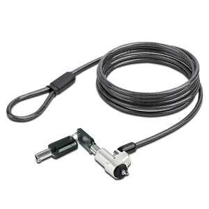 StarTech.com �Z�L�����e�B�[���C���[���b�N/2m/�V�����_�[��/Noble Wedge�X���b�g�Ή�/�m�[�g�p�\�R�� �m�[�g�u�b�NPC�p �h�� ����h�~�P�[�u�� NBLWK-LAPTOP-LOCK