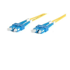 StarTech.com ���t�@�C�o�[ �P�[�u��/OS1 �V���O�����[�h/2m/SC-SC/9/125/2�c/�f���v���b�N�X/10Gb/LSZH/�C�G���[/�l�b�g���[�N�ʐM�p �I�v�e�B�J���W�����p�[�P�[�u�� SMFIBSCSC2