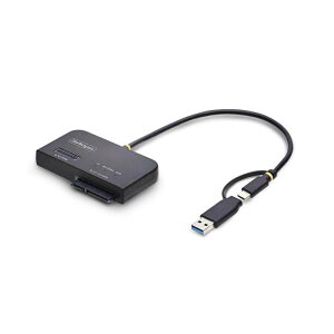 StarTech.com M.2 NVMe ����� 2.5/3.5 �C���` SATA �h���C�u�p�A�_�v�^�[/USB-C USB-A�ڑ�/�ő�10Gbps/B+M M-Key�Ή�/�H��s�v/�O�t��SSD���[�_�[ USB31CSAT3M2E