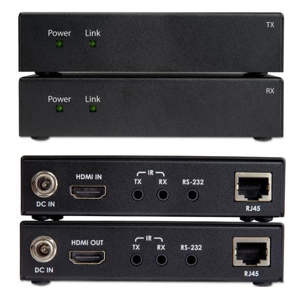 HDMIエクステンダー カテゴリ6ケーブル使用 4K 60Hz対応 100m延長 HDMI over CAT6 Extender ST121HD20L