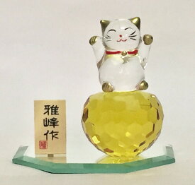 楽天市場 招き猫 置物 ガラスの通販