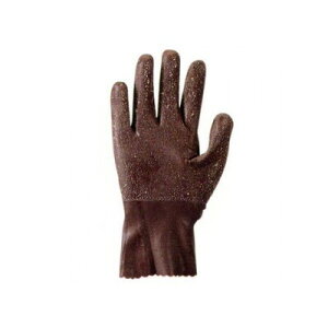 勝星産業 天然ゴム作業グローブ(オールコート) 薄手タイプ サイズ:L 茶 #840L 作業用手袋 すべり止め 滑りにくい ゴム手袋 水作業 水仕事 丈夫 フィット 現場作業 やわらか