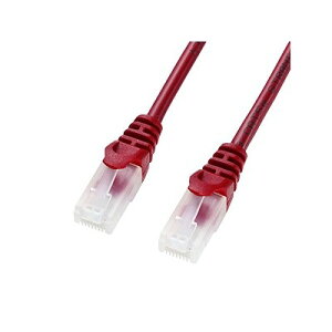 �c���܂�h�~CAT5eLAN�P�[�u���@1m�@���b�h�@LA�|Y5TS�|01R