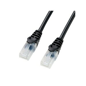 �c���܂�h�~CAT5eLAN�P�[�u���@10m�@�u���b�N�@LA�|Y5TS�|10BK