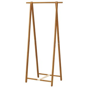 コートハンガー 木製 ハンガーラック スリム 省スペース スマート コート掛け コンパクト シンプル レトロ 北欧 アジアンテイスト 和モダン おしゃれ ブラウン ナチュラル コートハンガーラ