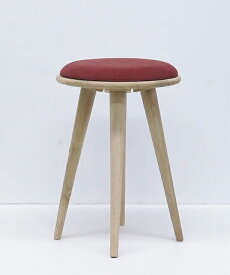 送料無料 ラウンドスツール レッド 円形 丸椅子 腰掛け いす イス 椅子 1人掛け 玄関 リビング キッチン コンパクト こしかけ おしゃれ シンプル 北欧 ナチュラル