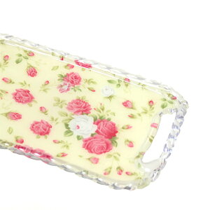 送料無料 アクリルフルーツトレー 3サイズ1セット ローズ キッチン お盆 トレー おしゃれ 北欧 花柄 女性 ヨーロピアン 優雅 西洋 かわいい