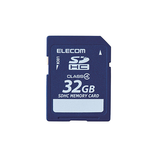 エレコム SDHCカード データ復旧サービス付 Class4 送料無料カード決済可能 32GB お洒落 敬老の日 MF-FSD032GC4R