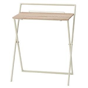 折りたたみパソコンデスク 幅64cm コンパクト スチール 机 勉強机 学習机 作業机 仕事机 PCデスク 作業デスク ワークデスク 作業台 つくえ テーブル 折り畳み シンプル アンティーク 北欧 西海