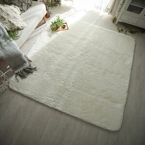 マイクロファイバーラグ ホワイト WH 190x240cm 長方形 ラグマット ラグカーペット 絨毯 じゅうたん センターラグ おしゃれ カジュアル かわいい 1人暮らし 肌触り 手洗い ホットカーペット対応
