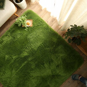 190x240cm ロングシャギーウレタンラグ GN