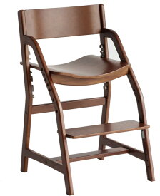 キッズチェア 学習椅子 キッズ用ダイニングチェア 木製 ナチュラル ブラウン 天然木 子ども椅子 子供用 キッズ用 北欧 カントリー 和モダン ベビーチェア 高さ調整