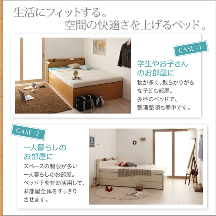 DORMIRA 超高密度マットレス シングルベッド 木製ベッドフレーム付 