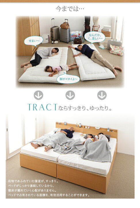 楽天市場】【送料無料】 連結ベッド ベッドフレーム マットレスセット 