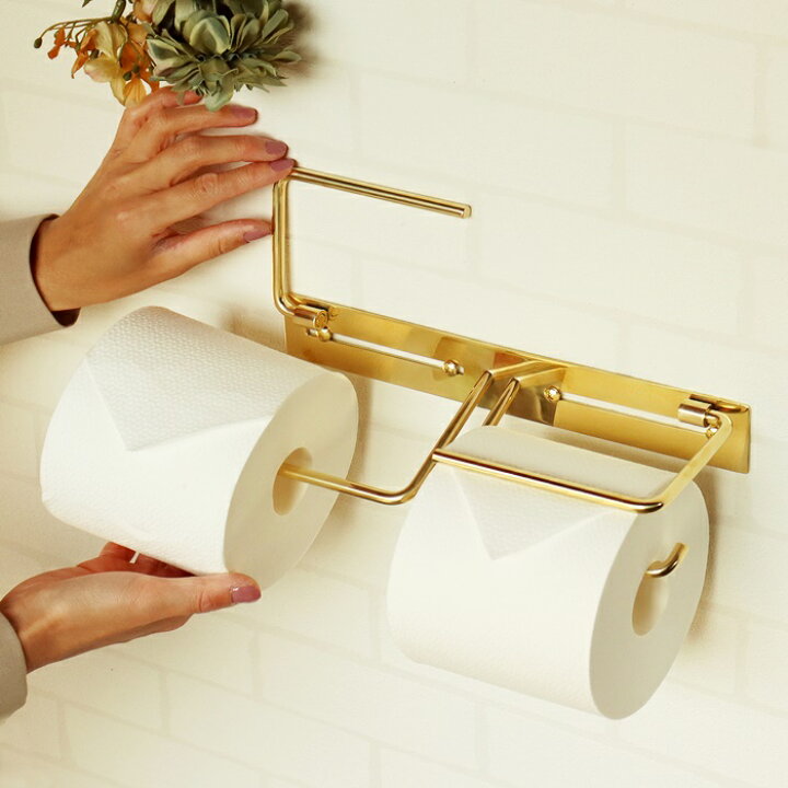 真鍮 トイレットペーパーホルダー アンティーク 真鍮 トイレットペーパーホルダー ダブルタイプ トイレ ペーパー ホルダー アンティークゴールド 完成品 差し込み式 大川家具のモクカグ - 通販 - Yahoo ショッピング
