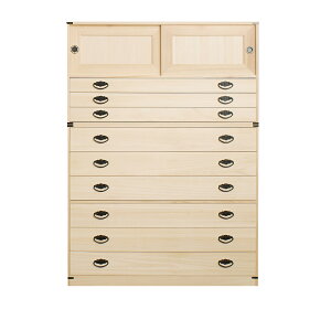 送料無料 完成品 国産 たとう紙ごと余裕で収納 桐たんす6段+上置き3段 桐タンス 桐たんす 桐箱 衣装ケース 着物 和装収納 桐ケース 衣類収納 収納箱 浴衣 ローチェスト 和タンス 整理タンス