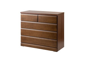 【DELUX】シリーズ 天然木桐材のクローゼット 幅99 奥行40 4段 ブラウン色 日本製 国産 完成品 タンス 木製