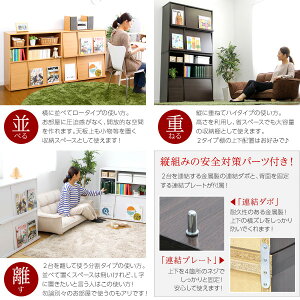 送料無料フラップ扉ディスプレイラック【2個セット】2列2段扉付フラップチェストフラップラックラックディスプレイ棚書棚本収納チェスト本棚魅せる収納リビング収納木製モダンシンプル北欧白ホワイトナチュラルダークブラウンCDラックDVDラック