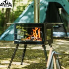 【在庫在り 即日出荷 2025年最新版】薪ストーブ Mt.SUMI マウントスミ 薪ストーブ AURA FG オーラ FG 本格薪ストーブ 【SG25FWAR-FG】 3面 ワイドガラス 二次燃焼 ダンパー付 ピザ キャンプ アウトドア ソロキャンプ 冬キャンプ 薪