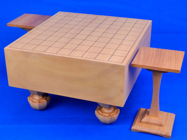 桂4寸脚付将棋盤(駒台付)