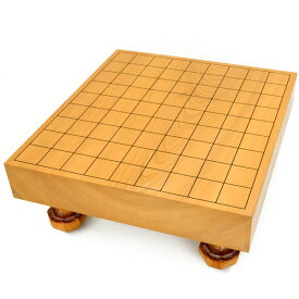 将棋盤　本桂2寸足付将棋盤