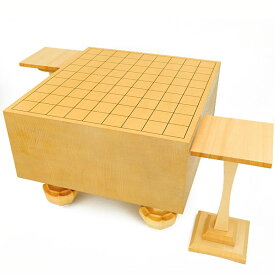 将棋盤　新かや5寸足付将棋盤(駒台付き)