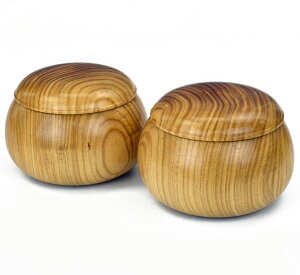 木製碁笥 針槐 特大