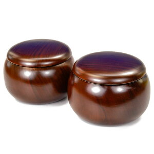 プラスチック碁笥 銘木 大