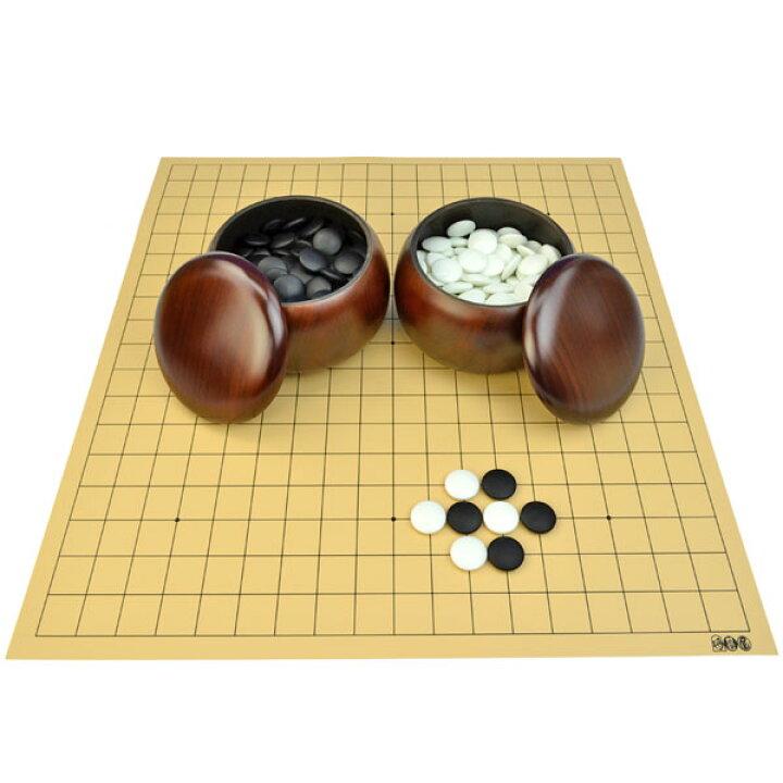 楽天市場】囲碁セット 将碁屋マット19路囲碁盤セット(ガラス碁石梅 
