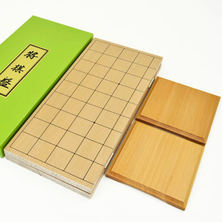楽天市場】将棋盤 新桂5号折将棋盤(駒台付) 将棋盤サイズ30cm×33cm 