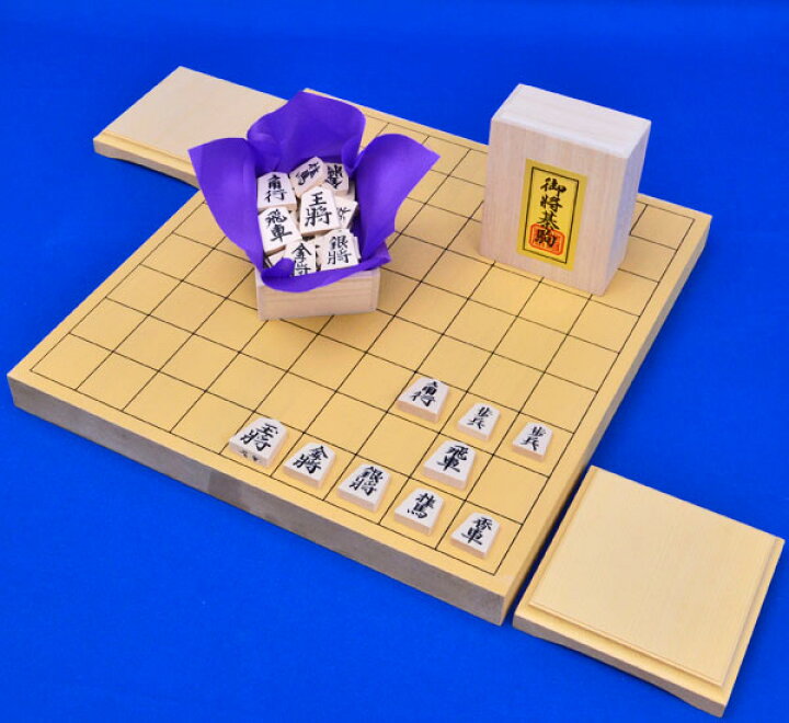 将棋セット 新桂2寸ハギ卓上将棋盤セット(将棋駒白椿上彫駒)【囲碁将棋 