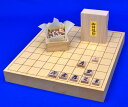 将棋セット ヒバ1寸5分卓上将棋盤セット(木製将棋駒アオカ押し駒)