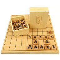 訳ありの木製将棋セット 新桂4号折将棋盤と木製普及将棋駒