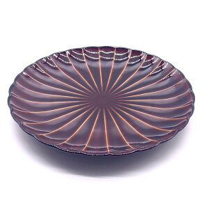 大皿 おしゃれ 和風 シンプル 和食器 ギフト 贈り物 プレート 磁器 和モダン オシャレ ワンプレート パスタ サラダ スイーツ おもてなし 食洗機対応 大 茶色 ブラウン 大皿 カネコ小兵 ぎやま