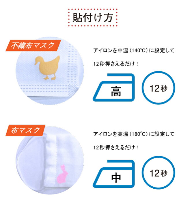 楽天市場 子供用 布ラベル マスク お名前シール アイロン 乾燥機 剥がれない 衣類 洋服 布製品 布シール ワンポイント 動物 8種類 小さい かわいい 男の子 女の子 入園 入学 幼稚園 保育園 小学校 洗える 送料無料 お名前シールストア