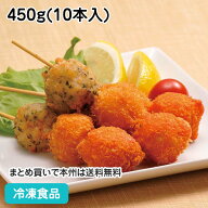 【10%OFF セール】海鮮団子串(たこ・えび・いか) 450g(10本入) 27601(冷凍食品 業務用 おかず お弁当 文…