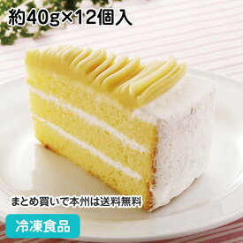 モンブラン 約40g×12個入 112207(冷凍食品 業務用 冷凍 洋菓子 ケーキ スイーツ デザート)