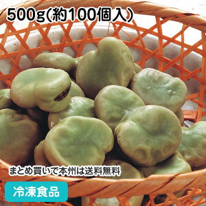 冷凍野菜 そら豆(2L) 500g(約100個入) 39301(冷凍食品 業務用 おかず お弁当 大粒 簡単 時短 まめ 豆 マメ)