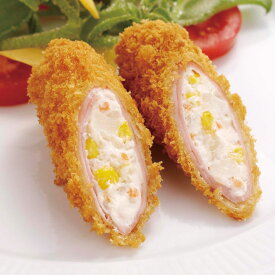 日東ベスト)北海道産 野菜のポテトサラダロール 75g×10個(冷凍食品 ポテサラ ソーセージ フライ 揚物 洋食 揚げ物 揚物 あげもの)