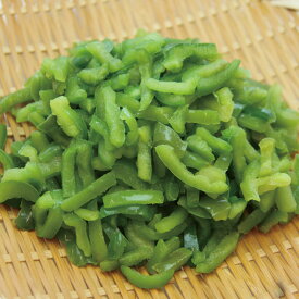交洋)ピーマンスライス(緑) 1kg(冷凍食品 簡単 時短 冷凍野菜 カット野菜 ピーマン 2018年新商品 野菜)